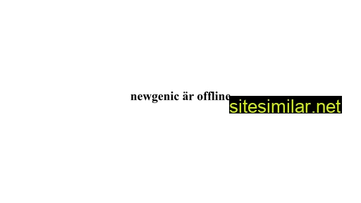 newgenic.se alternative sites