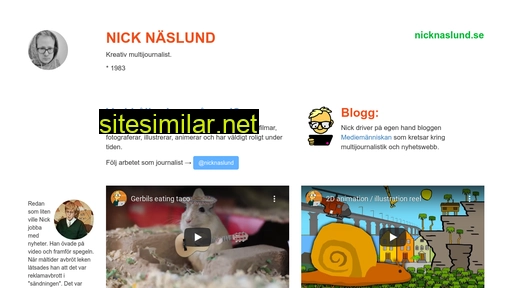Nicknaslund similar sites