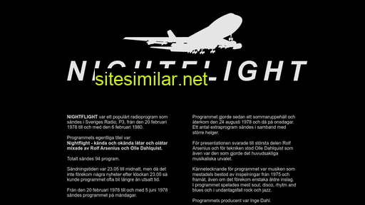 Nightflight similar sites