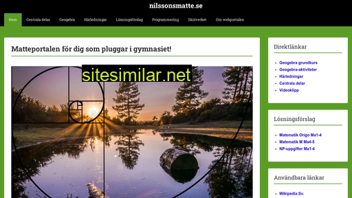 Nilssonsmatte similar sites