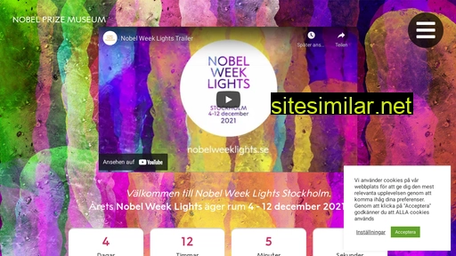 nobelweeklights.se alternative sites