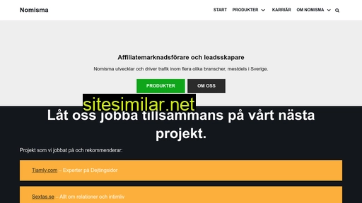 nomisma.se alternative sites