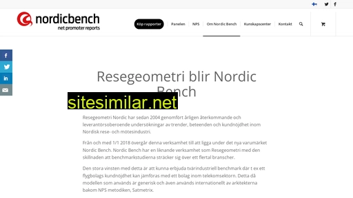 nordicbench.se alternative sites