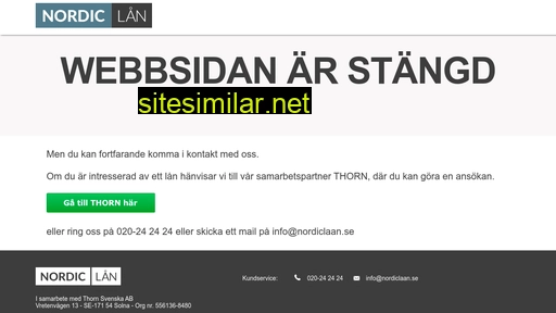 nordiclaan.se alternative sites