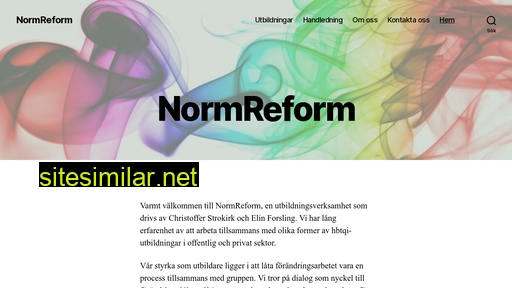normreform.se alternative sites