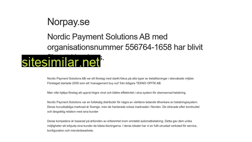 norpay.se alternative sites