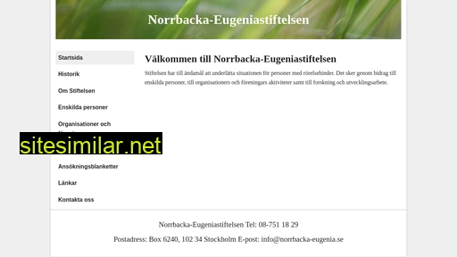 Norrbacka-eugenia similar sites