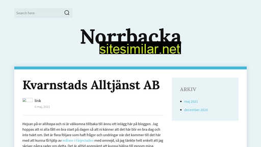 norrbacka.se alternative sites