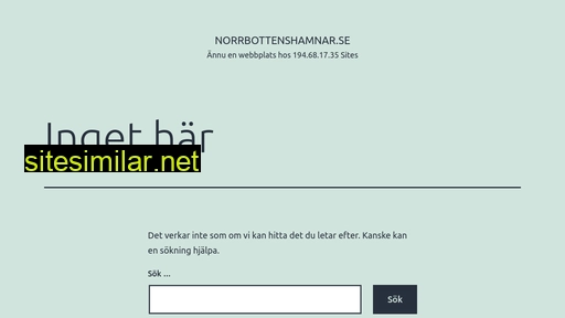 Norrbottenshamnar similar sites