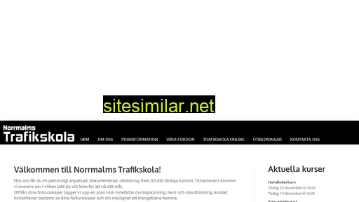 norrmalmstrafikskola.se alternative sites