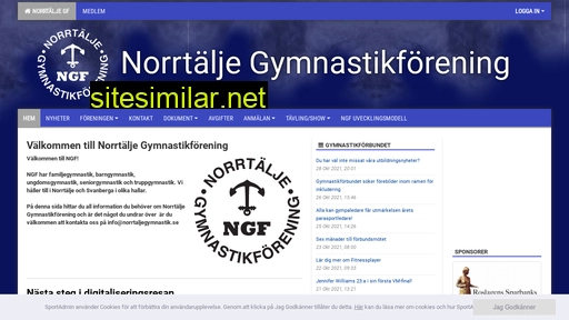 norrtaljegymnastik.se alternative sites