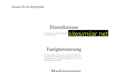nossanelstyr.se alternative sites