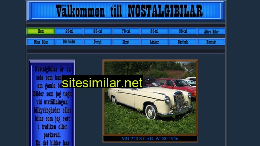 nostalgibilar.se alternative sites