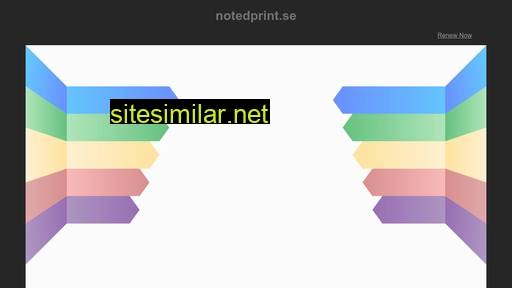 notedprint.se alternative sites
