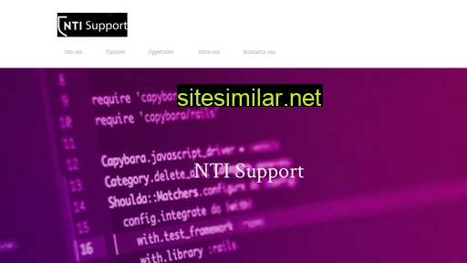 ntisupport.se alternative sites