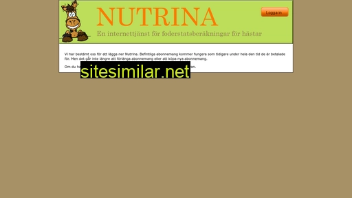 nutrina.se alternative sites