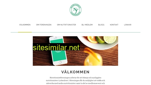 Nutritionistforeningen similar sites
