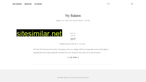 nybalans.se alternative sites