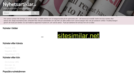 nyhetsartiklar.se alternative sites