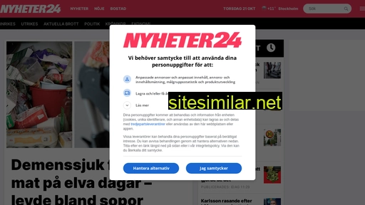 Nyheter24 similar sites