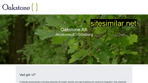oakstone.se alternative sites