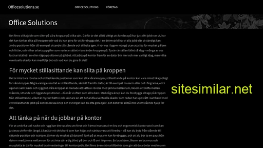 officesolutions.se alternative sites
