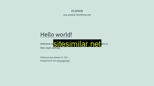 olsman.se alternative sites
