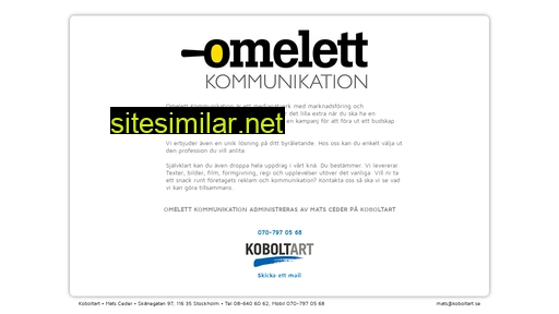 omelettkommunikation.se alternative sites