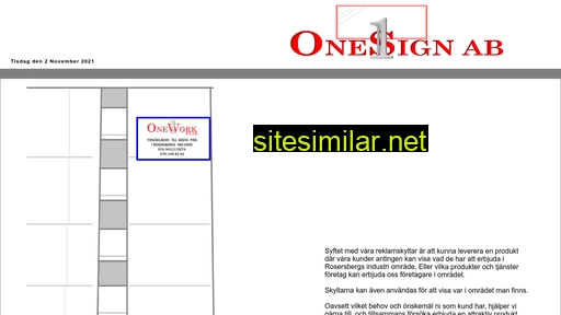 one1sign.se alternative sites