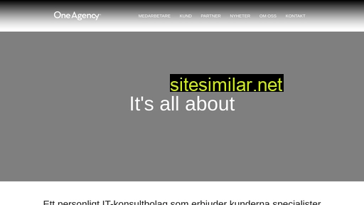 oneagency.se alternative sites