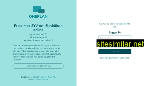 oneplan.se alternative sites