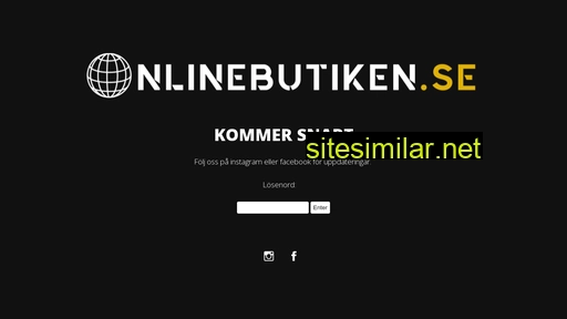 onlinebutiken.se alternative sites