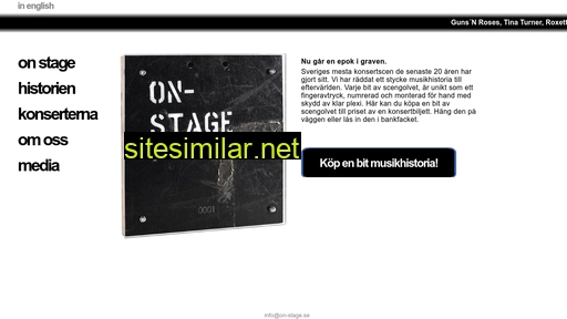 on-stage.se alternative sites