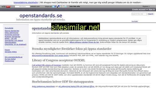 openstandards.se alternative sites