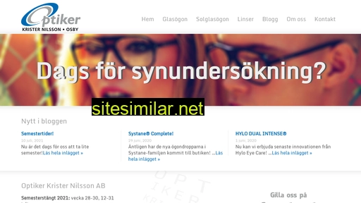 optikerkristernilsson.se alternative sites