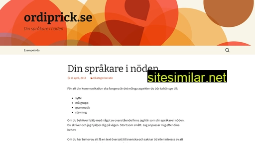 ordiprick.se alternative sites
