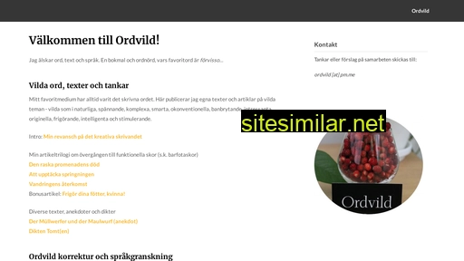 ordvild.se alternative sites