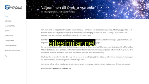 orebroastronomi.se alternative sites