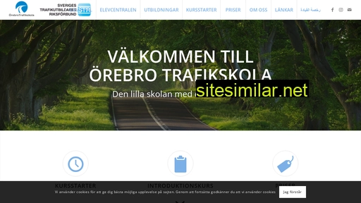 orebrotrafikskola.se alternative sites