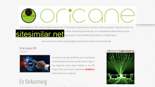 oricane.se alternative sites