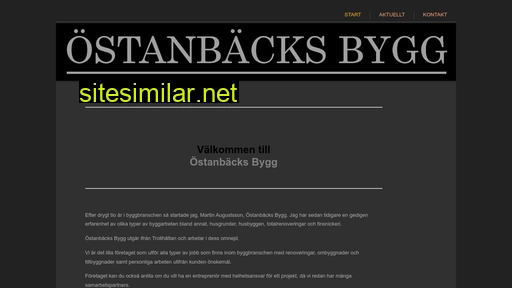 ostanbacksbygg.se alternative sites