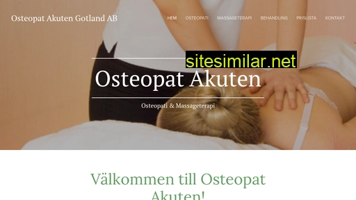 osteopatakutengotland.se alternative sites