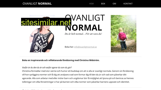 ovanligtnormal.se alternative sites
