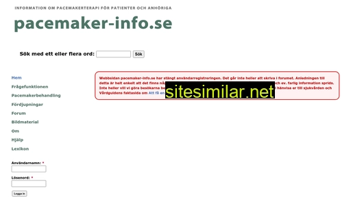 pacemaker-info.se alternative sites