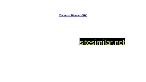Packman similar sites