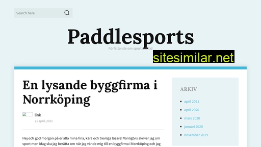 paddlesports.se alternative sites
