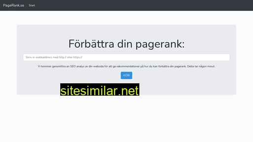 pagerank.se alternative sites
