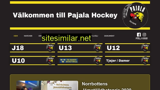 pajalahockey.se alternative sites
