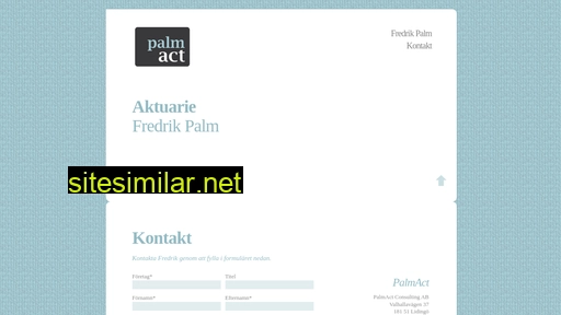 palmact.se alternative sites