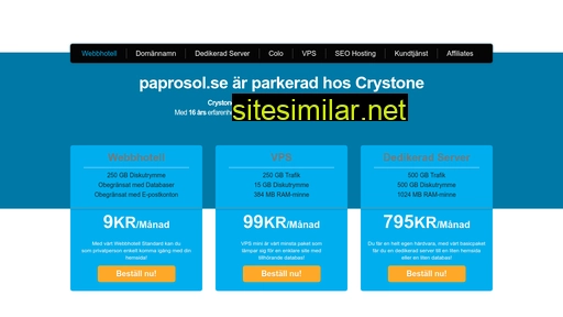 paprosol.se alternative sites